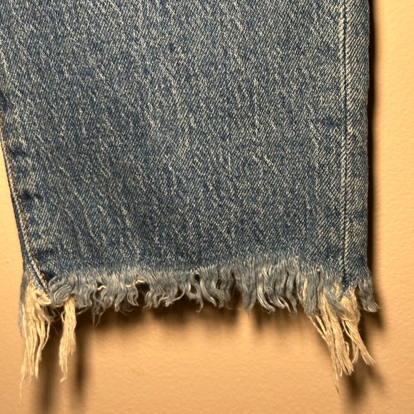 Madewell The Perfect Vintage Fringe Hem Jean Size 24P - Picture 5 of 16